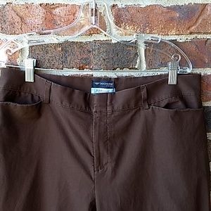 Dockers stretch brown individual fit waist pant